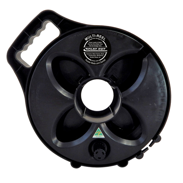 Air Hose Reel for 25ft Compressor Hose - Flat Out Compact Multi-Reel