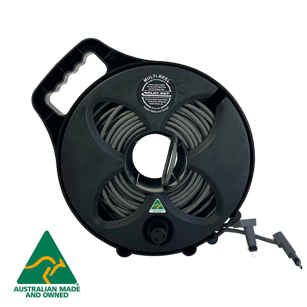 Starlink Cable Reel for 100ft cable in RV, Vanlife & Remote Internet Setups - Flat Out Compact Multi-Reel