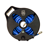 Air Hose Reel for 25ft Compressor Hose - Flat Out Compact Multi-Reel